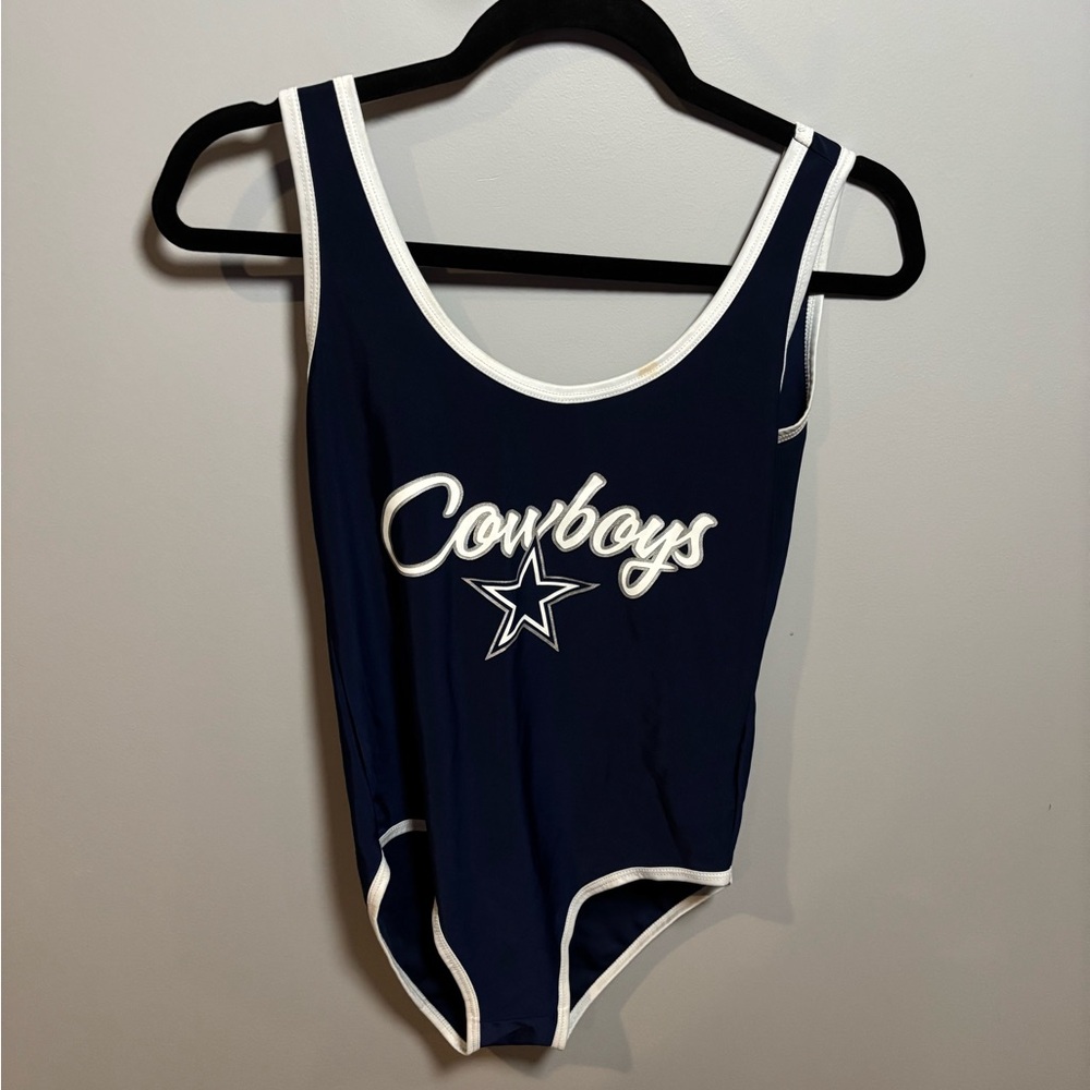 NFL Team Apparel Navy and White swimsuit 5